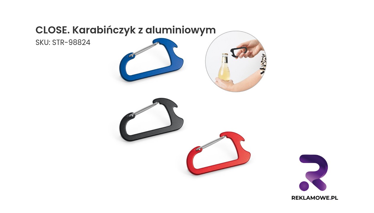 CLOSE karabińczyk z aluminiowym elementem