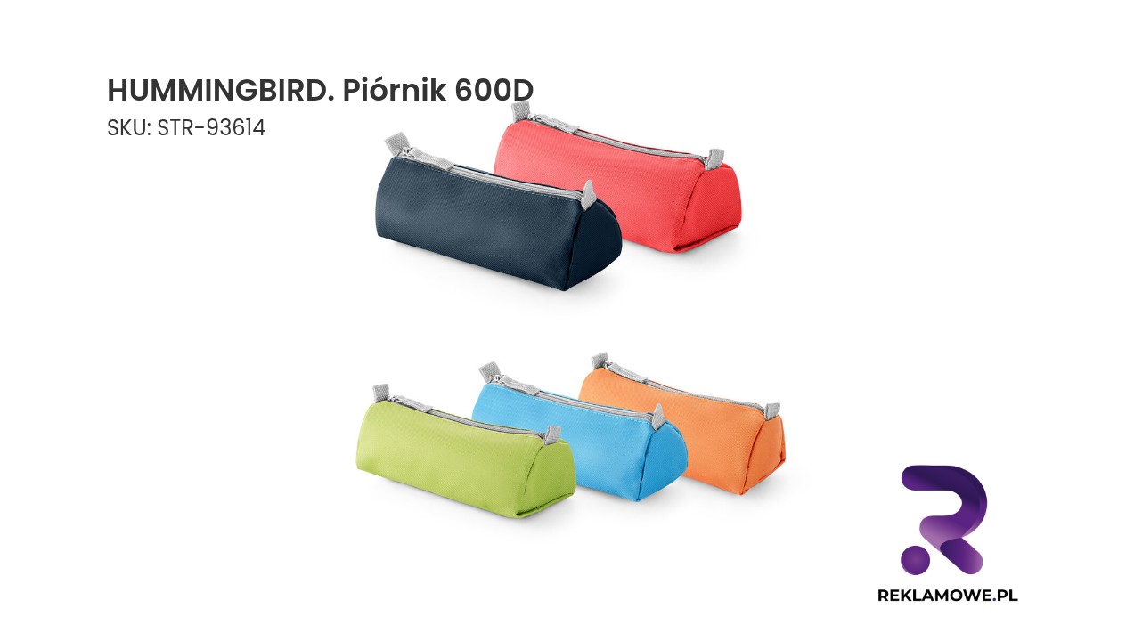 HUMMINGBIRD piórnik 600D – wytrzymały piórnik na przybory szkolne