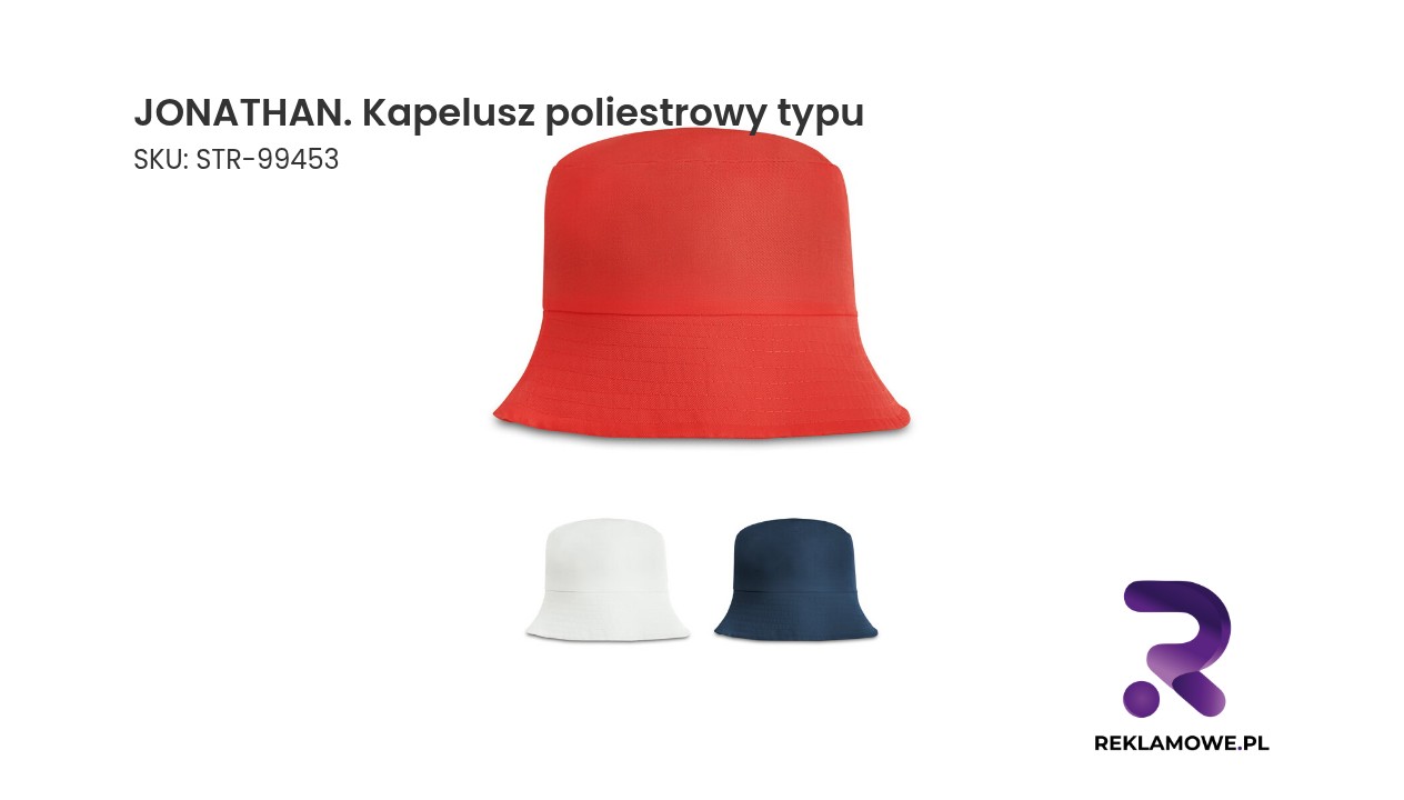 JONATHAN kapelusz poliestrowy typu – lekki i wygodny kapelusz